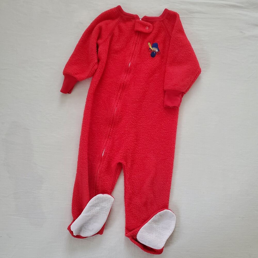 Vintage Paddington Bear Footed Pjs 3t - Picture 3 of 7